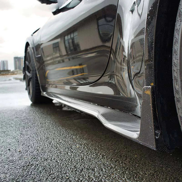 2020+ Porsche 911 / 992 Turbo S Dry Carbon Fiber Side Skirts
