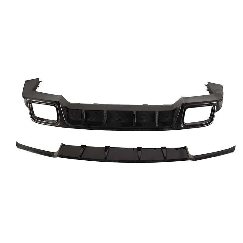 2018–2024 Porsche Cayenne Coupe Turbo Dry Carbon Fiber Rear Diffuser