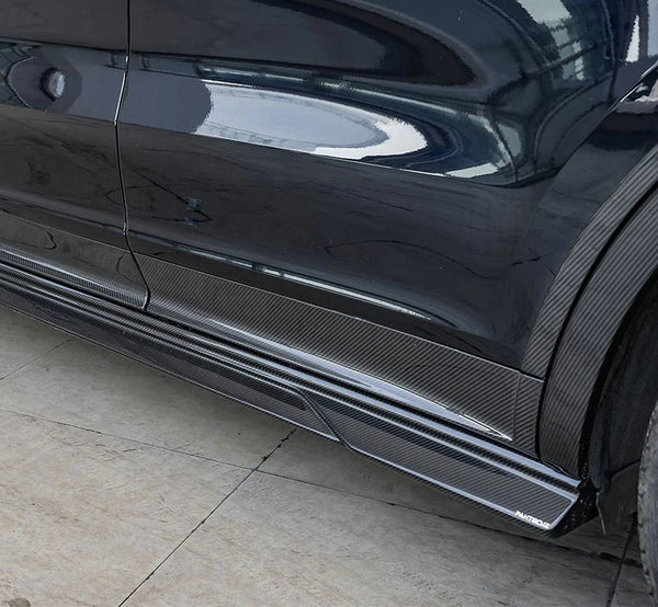 2018–2024 Porsche Cayenne Coupe Turbo Dry Carbon Fiber Side Skirts