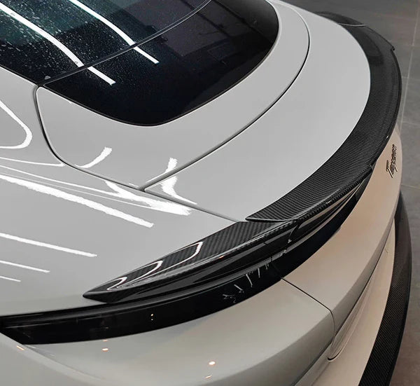 2020+ Porsche Taycan 4S Dry Carbon Fiber Spoiler