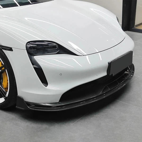 2020+ Porsche Taycan Cross Turismo Dry Carbon Fiber Front Lip