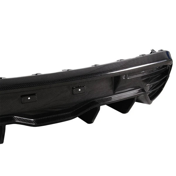 2020+ Porsche Taycan Cross Turismo Dry Carbon Fiber Rear Diffuser