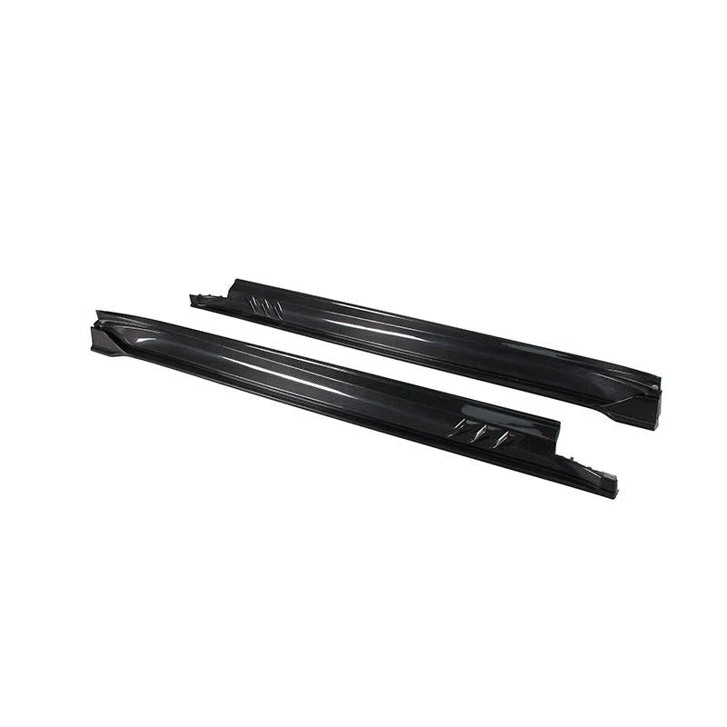 2020+ Porsche Taycan / Taycan Cross Turismo Dry Carbon Fiber Side Skirts
