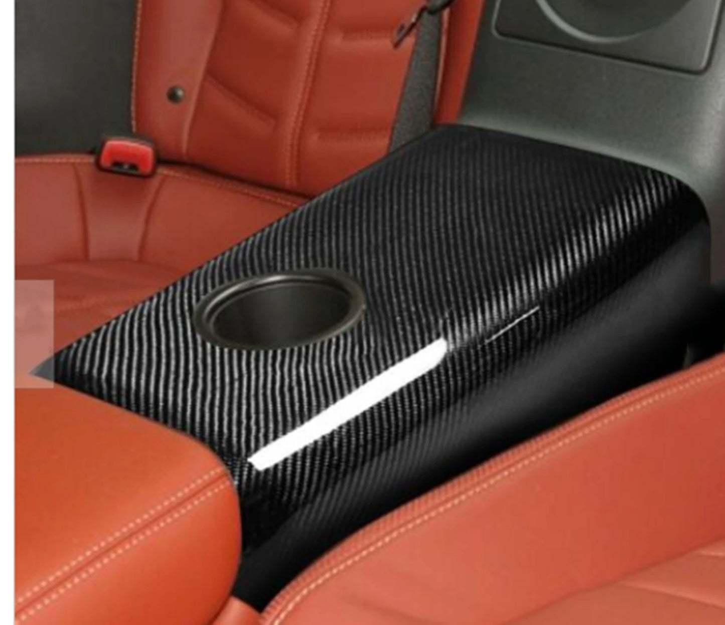 2009-2020 Nissan R35 GTR Carbon Fiber Rear Cupholder/Console Trim