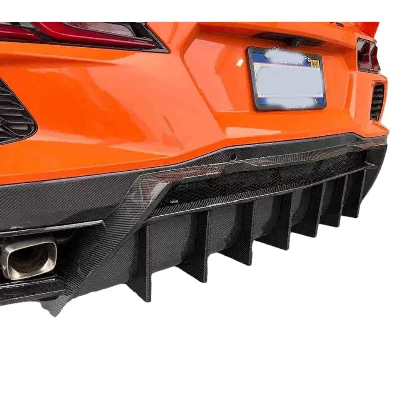 2020+ Chevrolet Corvette C8 Carbon Fiber Rear Diffuser