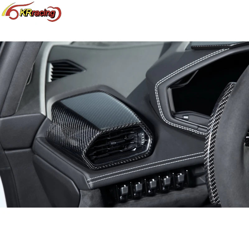2015+ Lamborghini Huracan LP580 LP610 Dry PrePreg Carbon Fiber Interior Replacement Trim Pieces