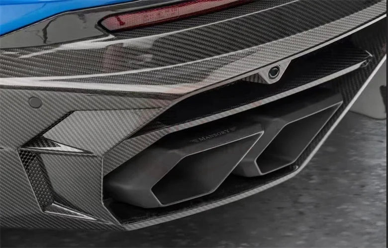 2018+ Lamborghini URUS Mansory Style Dry carbon fiber rear diffuser