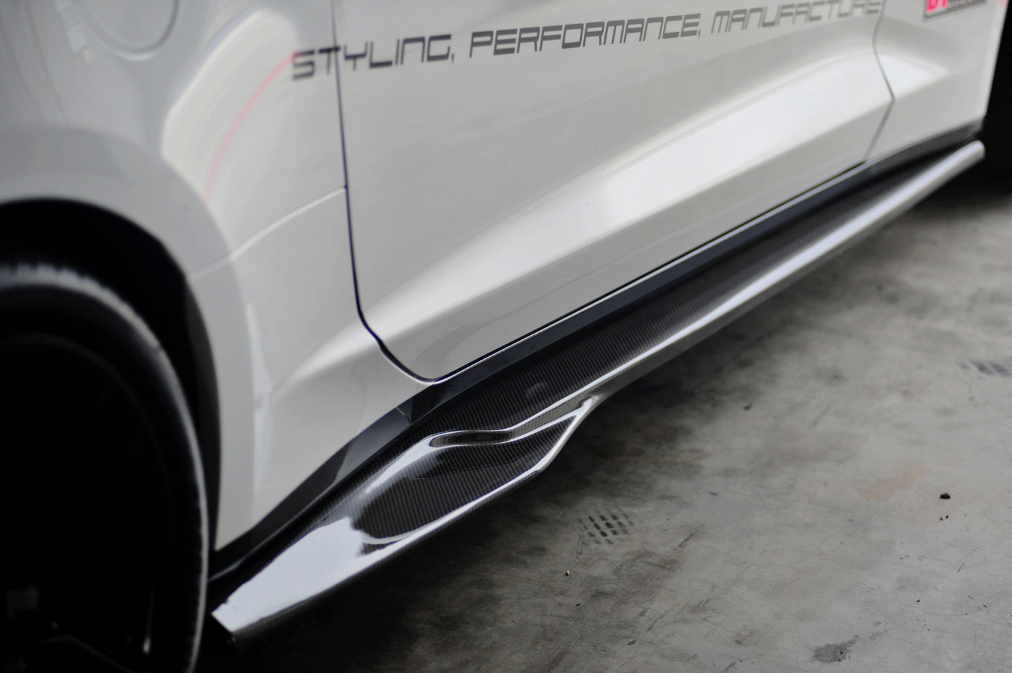 2016-2024 CAMARO R1 CARBON FIBER SIDE SKIRTS