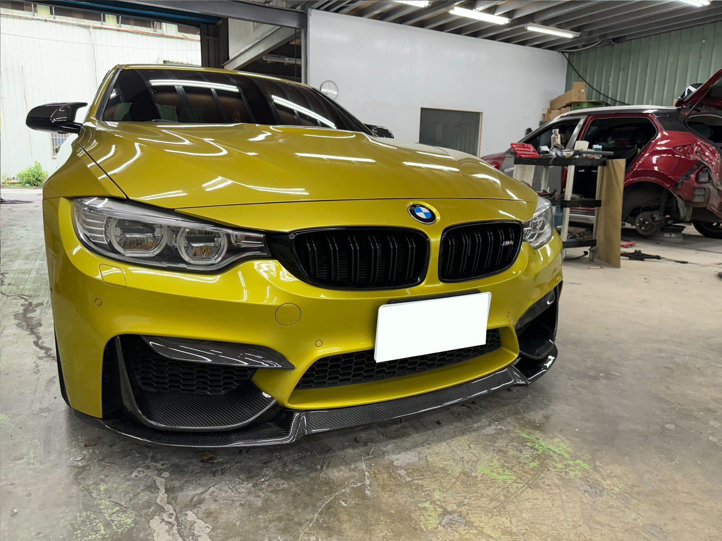 2015-2020 F80 M3 / F82 M4 CS2 STYLE CARBON FIBER FRONT LIP