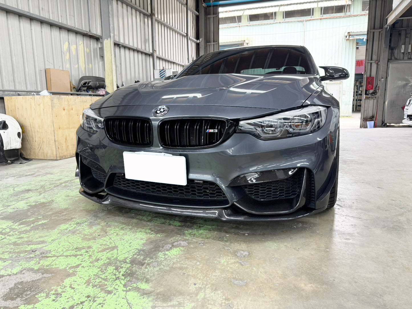 2015-2020 F80 M3 / F82 M4 ORIGINAL CS STYLE CARBON FIBER FRONT LIP