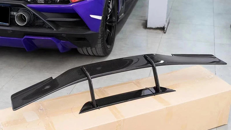 2015+ Lamborghini Huracan LP580 LP610 N Style Dry Full Carbon Fiber Spoiler