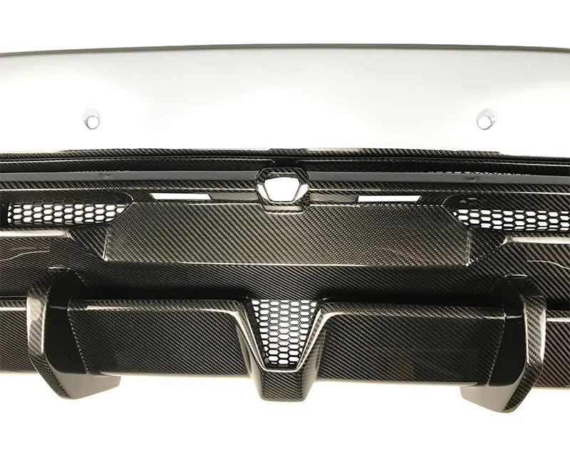 2015+ Lamborghini Huracan LP580 LP610 Half DRY Carbon Fiber Rear Bumper