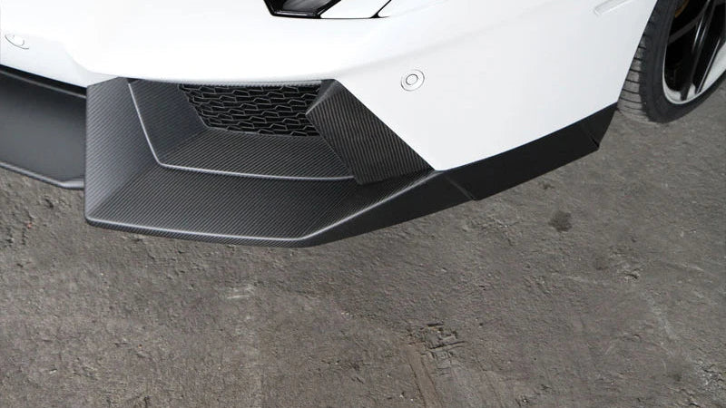 2011+ Lamborghini Aventador LP700-4 N-T Style Dry Carbon Fiber Bumper Vent