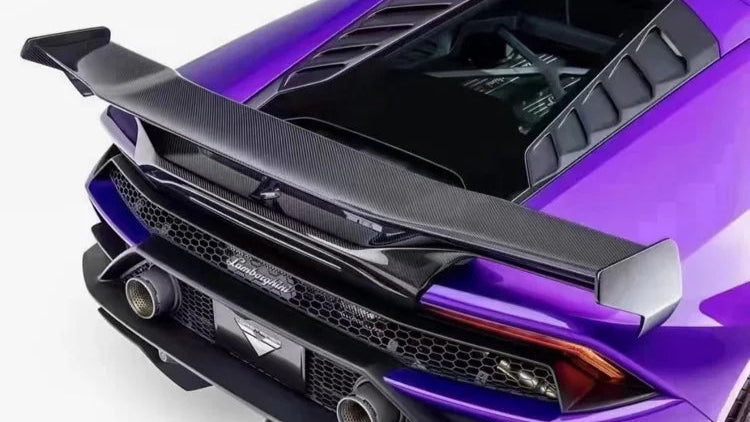 2019+ Lamborghini Huracan EVO GT Vorsteiner STO Style Dry Carbon Fiber Rear Spoiler