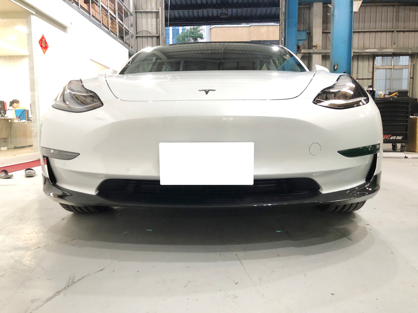 2017+ Tesla Model 3 T Style Carbon Fiber Lip