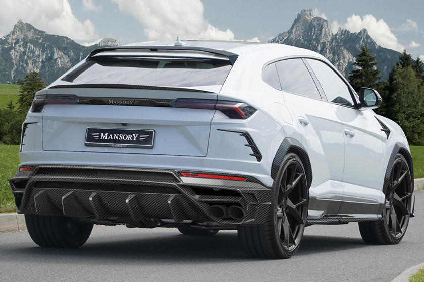 2018+ Lamborghini URUS Mansory Style Dry carbon fiber rear diffuser